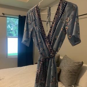 Phoebe Border Print Romper